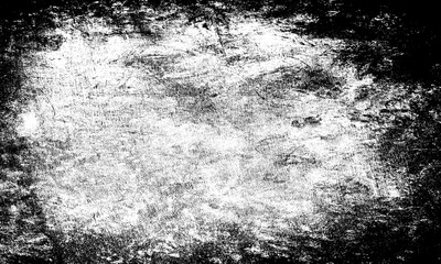 black grungy overlay texture, distressed abstract background with rough scratched paint effect