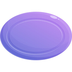 Simple Oval Shaped Lavender Soap Bar With Subtle Highlights And A Translucent Sheen On A Transparent Background