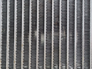Old car radiator is deteriorated