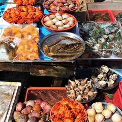 Fish market in Busan, Korea