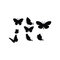 Butterfly silhouette 