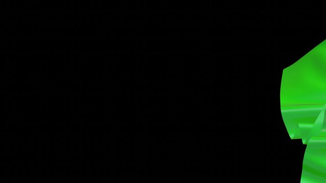 4K Green Screen Transition: Make a seamless transition between scenes with this visually stunning green screen tear-off. Includes a luma matte for precise compositing.