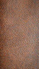 brown faux leather with visible details. background
