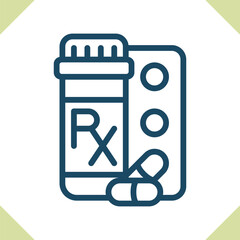 Pill Bottle Icon
