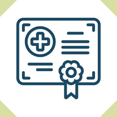 Medical Diploma Icon