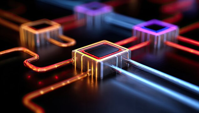 Abstract circuit board design (2)