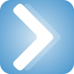 doppia freccia destra gradiente blu