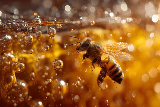 Bountiful Buzz: EnchantingScenes from the Joyful Crat of Honey Harvesting by Ddicated Beekeepers