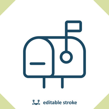 Mailbox Icon. Mail Box