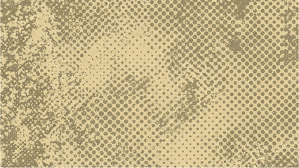Distressed halftone background with grunge texture, weathered vintage backdrop