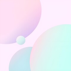 Obraz premium Minimal Gradient Circles