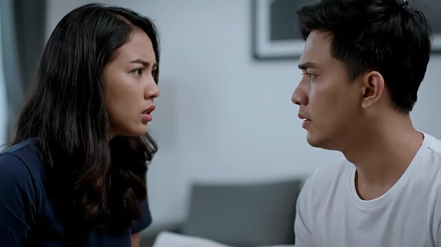 Couple Arguing - A Heated Discussion Between Two People