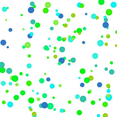 Abstract Colorful Bubbles Floating on a White Background Playful and Modern Design Element Background Texture