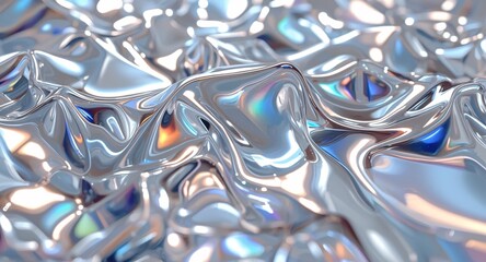 Abstract background with wavy lines and waves in blue and purple colors