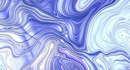Fototapeta premium Abstract background with wavy lines and waves in blue and purple colors