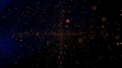 Futuristic animation of the text “Auto Mission” appearing with glowing particle effects, ideal for tech or automotive intros.