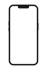 Blank smartphone frame mockup