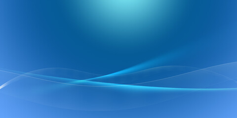 Illustration in the style of wave-shaped patterns with multicolor gradient for online work and presentations