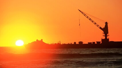 Fototapeta premium Feierabend am Bloubergstrand