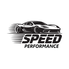 Fototapeta premium Speed logo design vector illustration