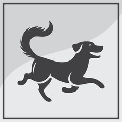 vector illustration of a dog