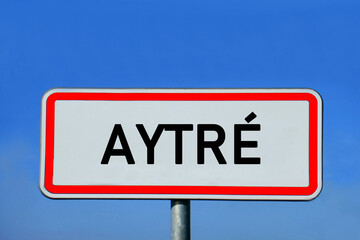 Ortsschild Aytré