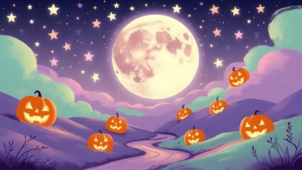 Obraz premium Pastel Halloween Day