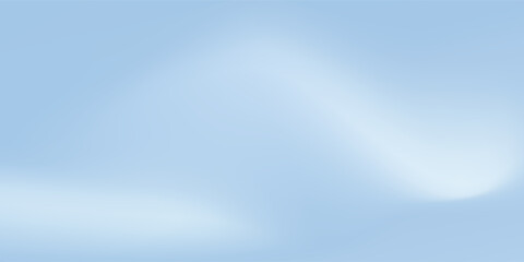 Blue studio room. Limbo light background. Abstract 3d backdrop for product presentation. Minimal wall scene. Showcase, promotion display