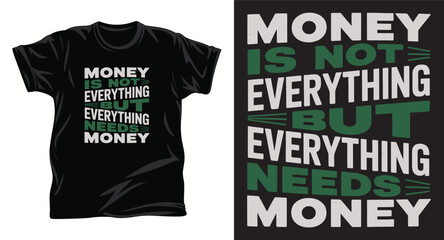 Money graphic vector t shirt design print