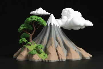 cauliflower isolated on white