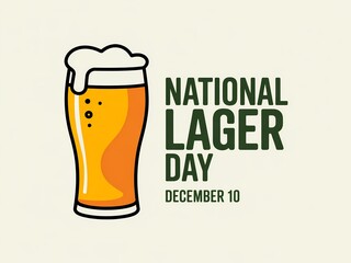 Celebrate national lager day with a refreshing glass of beer on december 10th