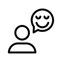 Smiling Expression From Artificial Intelligence Icon Set