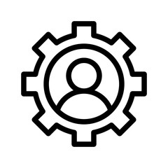 Profile Setting From Artificial Intelligence Icon Set