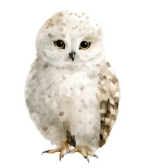 Fototapeta premium great grey owl isolated