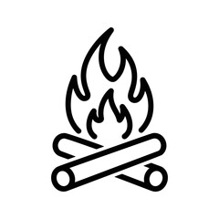 Campfire Icon vector