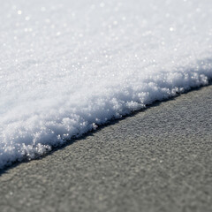 Obraz premium Close up of a textured surface with a layer of white crystals