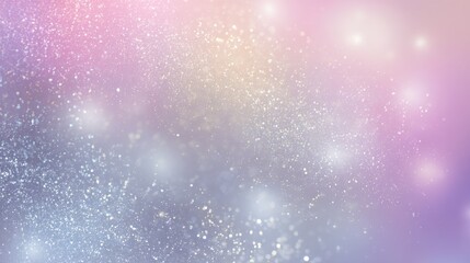 Obraz premium A soft and dreamy background featuring bokeh and sparkling lights in pastel colors, creating a calming and artistic atmosphere.