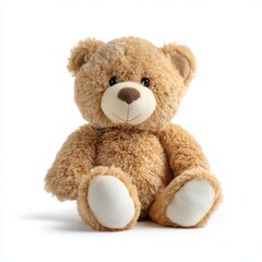 A cute and cuddly teddy bear. This soft toy is a classic companion for comfort and imaginative play