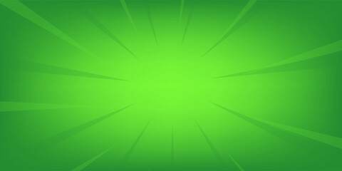 Comic Green Book Pop Art Background. Bright Green Backdrop with Halftone. Retro Comic Pop Art Background in Cartoon Style. Vector Illustration. © APRIADI