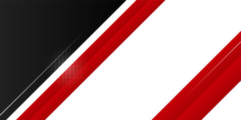 Red white abstract background overlap layer on bright space with diagonal lines effect decoration. Modern graphic design element cutout style concept for web banner, flyer, card, or brochure cover