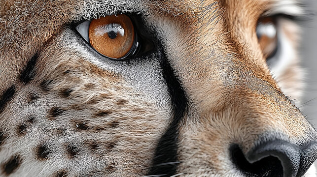 close up portrait of a young lynx