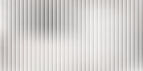 Obraz premium Vector ribbed glass texture background. Light grey white ribbed glass. Mesh gradient. acrylic ribbed bath surface. Ribbed glass background semitransparent overlay.
