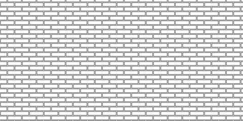 Obraz premium White brick wall faced exterior grunge masonry pavement construction rough concrete wall floor urban rectangle solid block texture background.