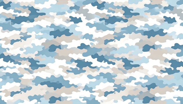Abstract Camouflage Pattern Design.