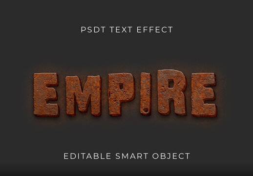Rusted Text Effect