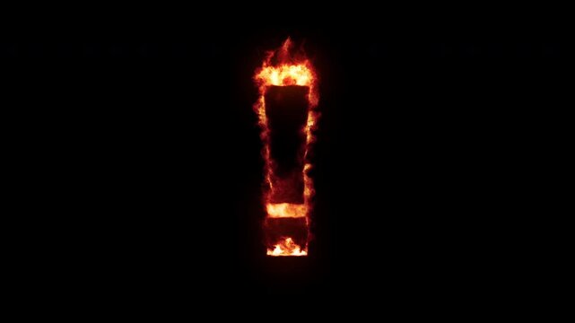Burning Exclamation mark