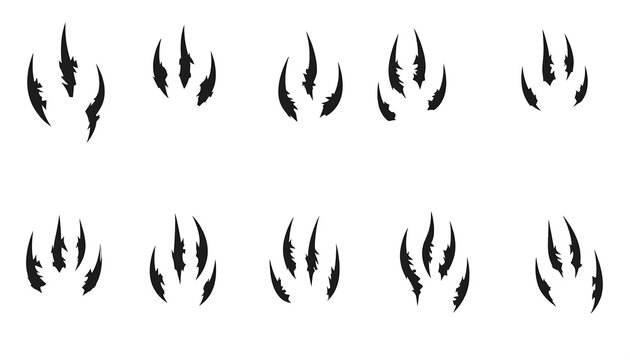 Abstract Claw Marks Design.