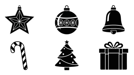 christmas icons set