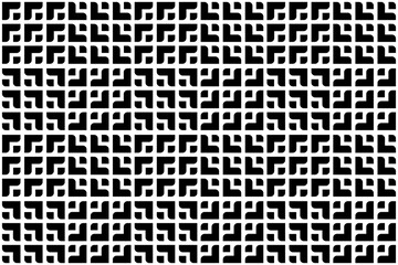 Black and white optical illusion pattern.