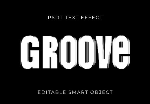 White Seamless Pattern Reeded Glass Text Effect Distorted Glitch Noise Font